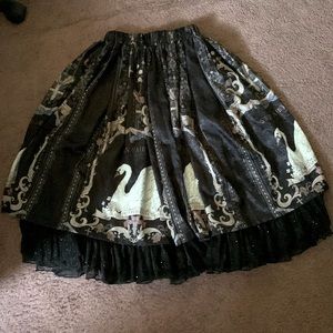 NWOT Nan Shen Lolita Swan Lake Ballet Skirt with Built-in Petticoat